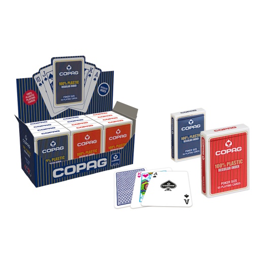 Copag Regular Face Display Mix ryhmässä SEURAPELIT / Pokeri & kasino / Poker @ Spelexperten (104001338)