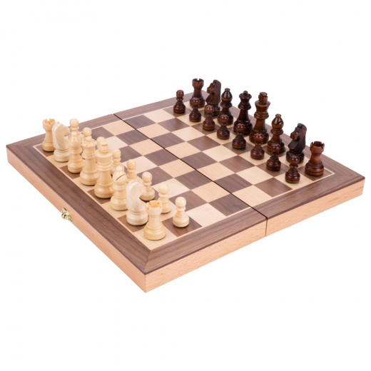 Chess Set Ash Wood (35mm) ryhmässä SEURAPELIT @ Spelexperten (151203)