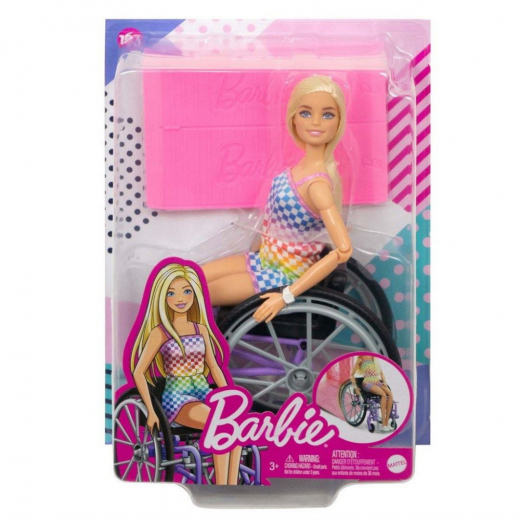 Barbie Fashionista - Wheelchair Checkers ryhmässä LELUT / Barbie @ Spelexperten (960-0925)