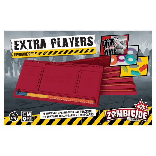 Zombicide 2nd Ed: Extra Players Upgrade (Exp.) ryhmässä SEURAPELIT @ Spelexperten (ZCD008)
