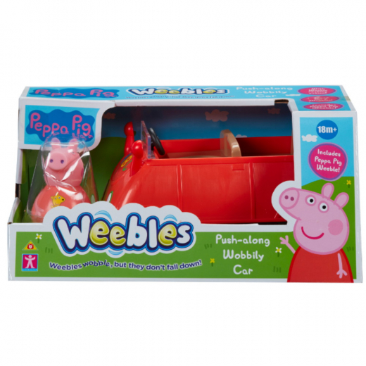 Weebles - Peppa Pig with Car ryhmässä LELUT / Figuurit ja leikkisarjat @ Spelexperten (07481)