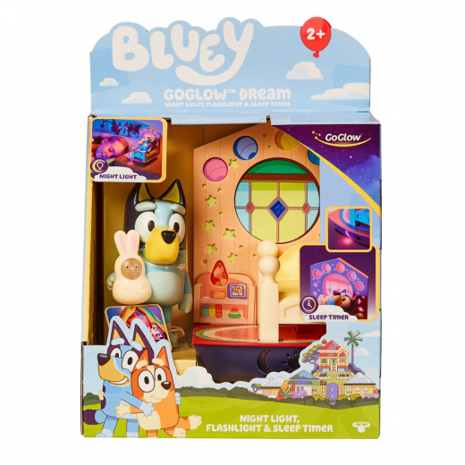 Bluey 3-in-1 night light, flashlight and sleep trainer ryhmässä LELUT / Lasten & vauvojen / Nukkua @ Spelexperten (10011)