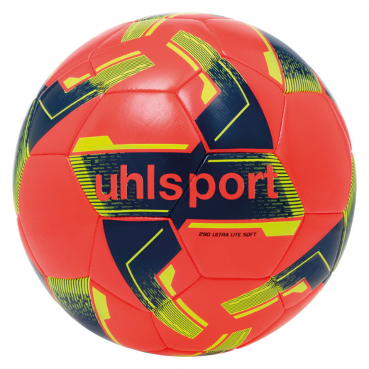 uhlsport 290 Ultra Lite Soft Red/Navy/Yellow sz 4 ryhmässä ULKOPELIT / Jalkapallo @ Spelexperten (100172401-4)
