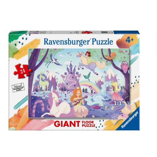 Ravensburger Lattiapalapeli - Unicorns  24 Palaa ryhmässä PALAPELIT / Lasten palapelit @ Spelexperten (10103148)