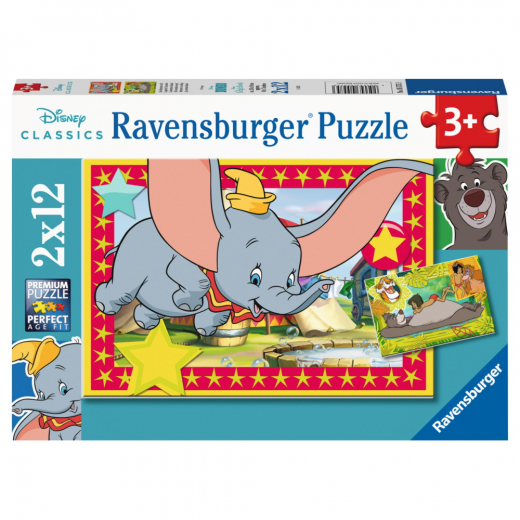 Ravensburger: Disney - Adventure is Calling 2x12 palaa ryhmässä PALAPELIT / Lasten palapelit @ Spelexperten (10105575)