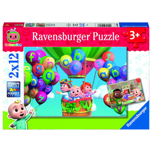 Ravensburger pussel: Cocomelon 2x12 Palaa ryhmässä PALAPELIT / Lasten palapelit @ Spelexperten (10105628)