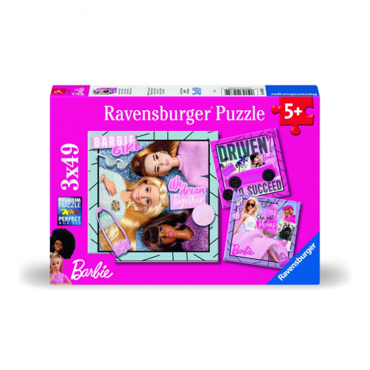 Ravensburger Barbie 3x49 Palaa ryhmässä PALAPELIT / Lasten palapelit @ Spelexperten (10105684)