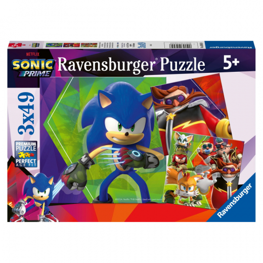 Ravensburger: Sonic Prime 3x49 Palaa ryhmässä PALAPELIT / Lasten palapelit @ Spelexperten (10105695)
