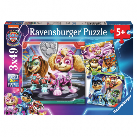 Ravensburger Paw Patrol - The Mighty Movie 3x49 Palaa ryhmässä PALAPELIT / Lasten palapelit @ Spelexperten (10105708)