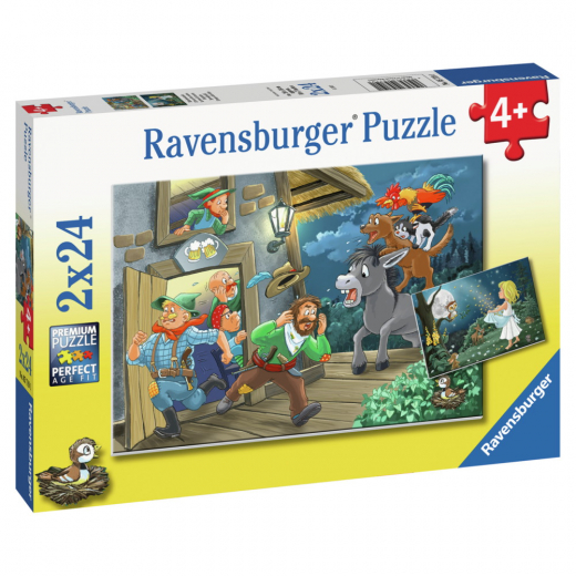 Ravensburger Fairytales 2x24 Palaa ryhmässä PALAPELIT / Lasten palapelit @ Spelexperten (10105719)