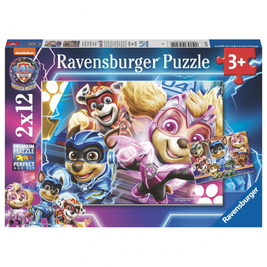 Ravensburger Paw Patrol - The Mighty Movie 2x12 Palaa ryhmässä PALAPELIT / Lasten palapelit @ Spelexperten (10105721)