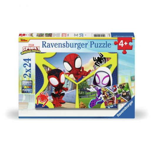 Ravensburger: Spidey And Amazing Friends 2x24 Palaa ryhmässä PALAPELIT / Lasten palapelit @ Spelexperten (10105729)