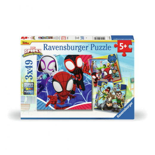 Ravensburger: Spidey's Adventures 3x49 Palaa ryhmässä PALAPELIT / Lasten palapelit @ Spelexperten (10105730)