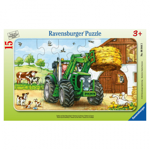 Ravensburger: Traktori maatilalla 15 Palaa ryhmässä PALAPELIT / Lasten palapelit @ Spelexperten (10106044)