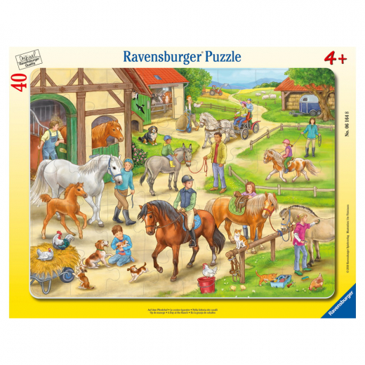 Ravensburger: Päivä Ranchilla 40 Palaa ryhmässä PALAPELIT / Lasten palapelit @ Spelexperten (10106164)