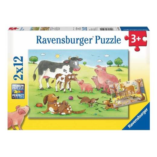 Ravensburger: Happy Animal Famillies - 2x12 Palaa ryhmässä  @ Spelexperten (10107590)