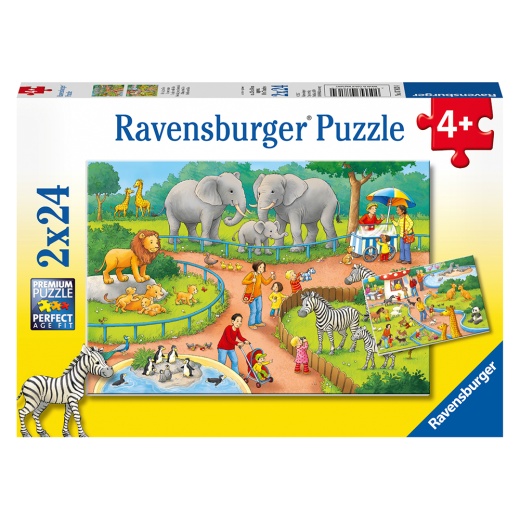 Ravensburger:  A Day at the Zoo 2x24 Palaa ryhmässä  @ Spelexperten (10107813)