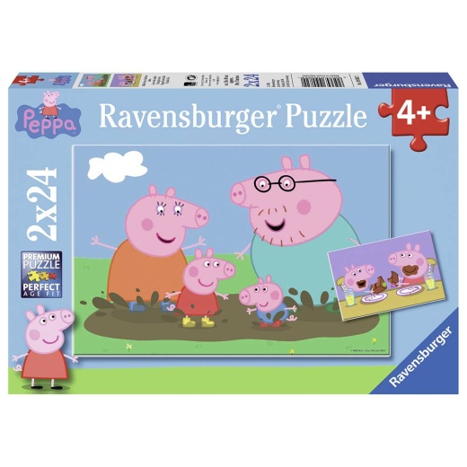 Ravensburger: Happy Family Life 2x24 Palaa ryhmässä PALAPELIT / Lasten palapelit @ Spelexperten (10109082)