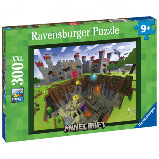 Ravensburger: Minecraft Cutaway 300 Palaa ryhmässä PALAPELIT / < 750 palaa @ Spelexperten (10113334)