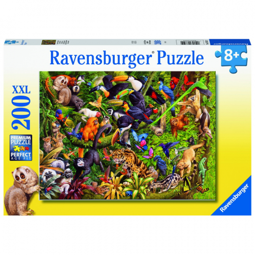 Ravensburger: Tropical Rainforest XXL 200 Palaa ryhmässä PALAPELIT / < 750 palaa @ Spelexperten (10113351)