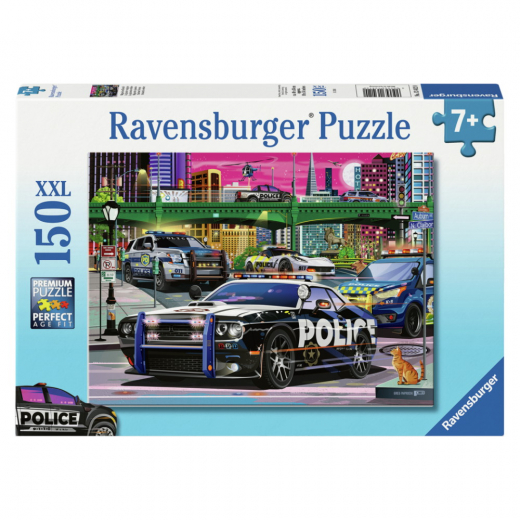 Ravensburger: Police On Patrol XXL 150 Palaa ryhmässä PALAPELIT / < 750 palaa @ Spelexperten (10113412)