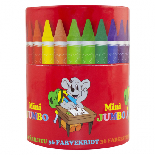 Sense - Crayons Mini Jumbo Jar 36-Pack ryhmässä LELUT / Luo & maalaa @ Spelexperten (10136)