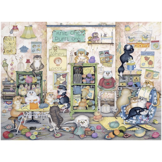 Ravensburger - Crazy Cats Vint.No7 500 Palaa ryhmässä  @ Spelexperten (10214823)