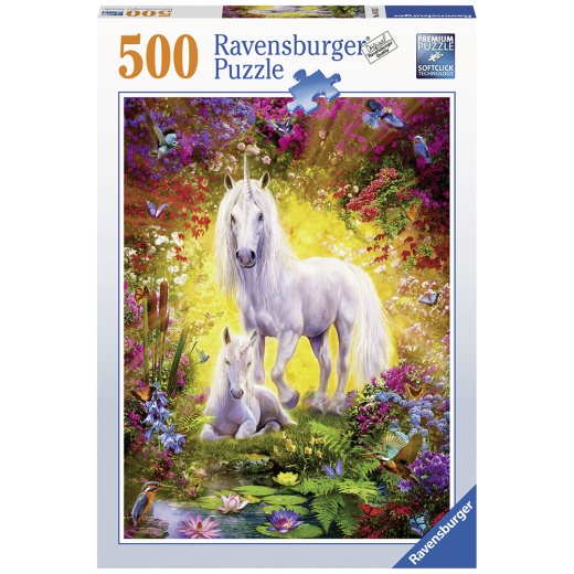 Ravensburger - Unicorn and Foal 500 Palaa ryhmässä  @ Spelexperten (10214825)
