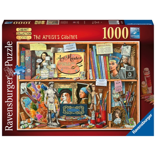 Ravensburger The Artist's Cabinet 1000 Palaa ryhmässä PALAPELIT / 1000 palaa @ Spelexperten (10214997)