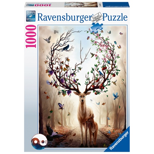 Ravensburger : Fantasy Deer 1000 Palaa ryhmässä PALAPELIT / 1000 palaa @ Spelexperten (10215018)