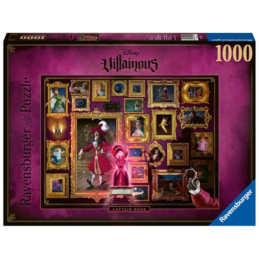 Ravensburger: Villainous - Capt. Hook 1000 Palaa ryhmässä PALAPELIT / 1000 palaa @ Spelexperten (10215022)