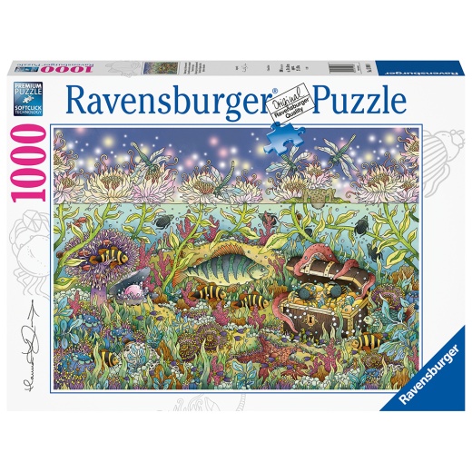 Ravensburger - Underwater Kingdom at Dusk 1000 Palaa ryhmässä PALAPELIT / 1000 palaa @ Spelexperten (10215988)