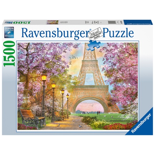 Ravensburger : Paris Romance 1500 Palaa ryhmässä PALAPELIT / 1500 palaa @ Spelexperten (10216000)