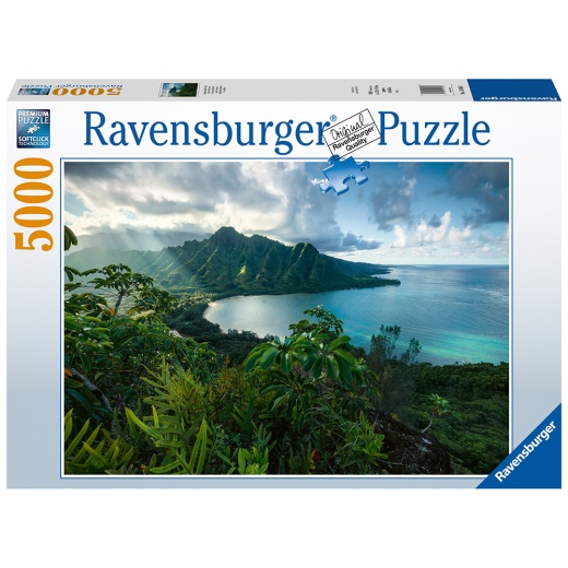 Ravensburger: Hawaiian Viewpoint 5000 Palaa ryhmässä PALAPELIT / 2000 palaa > @ Spelexperten (10216106)