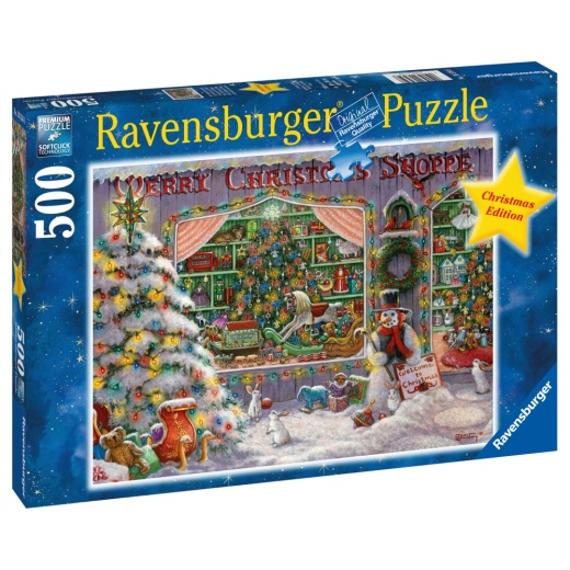 Ravensburger: The Christmas Shop 500 palaa ryhmässä PALAPELIT / < 750 palaa @ Spelexperten (10216534)