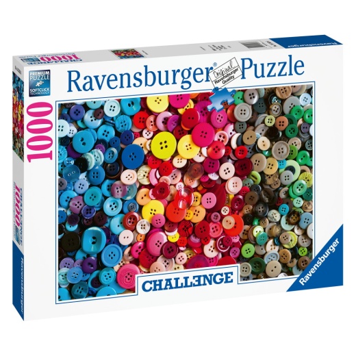 Ravensburger - Buttons 1000 Palaa ryhmässä PALAPELIT / 1000 palaa @ Spelexperten (10216563)