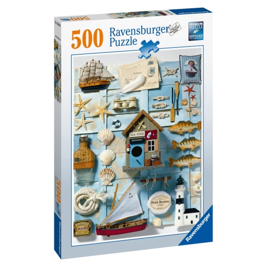 Ravensburger: Maritime Flair 500 Palaa ryhmässä PALAPELIT / < 750 palaa @ Spelexperten (10216588)