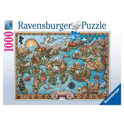 Ravensburger: Mysterious Atlantis 1000 Palaa ryhmässä PALAPELIT / 1000 palaa @ Spelexperten (10216728)