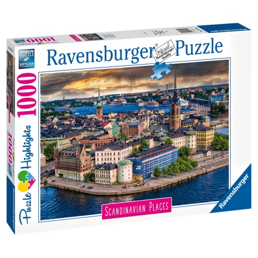 Ravensburger: Tukholma, Ruotsi 1000 Palaa ryhmässä PALAPELIT / 1000 palaa @ Spelexperten (10216742)