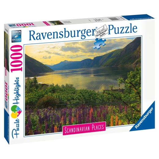 Ravensburger: Fjord in Norway 1000 Palaa ryhmässä PALAPELIT / 1000 palaa @ Spelexperten (10216743)