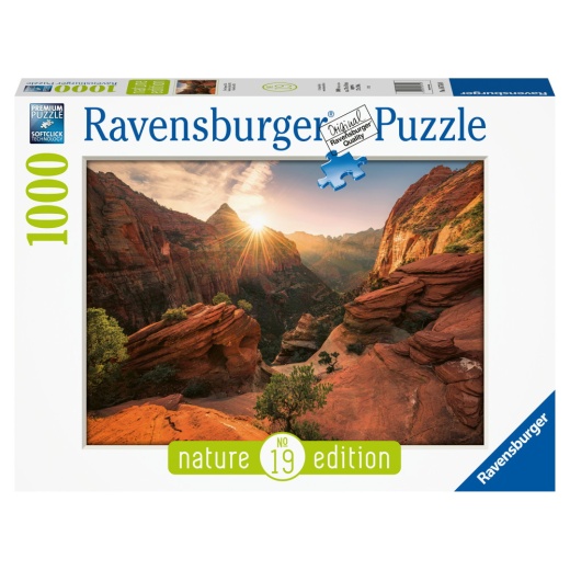 Ravensburger: Zion Canyon USA 1000 Palaa ryhmässä PALAPELIT / 1000 palaa @ Spelexperten (10216754)