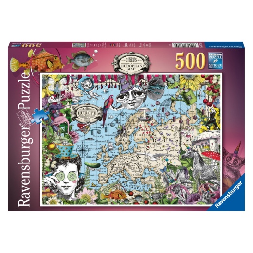 Ravensburger: European Map 500 Palaa ryhmässä PALAPELIT / < 625 palaa @ Spelexperten (10216760)