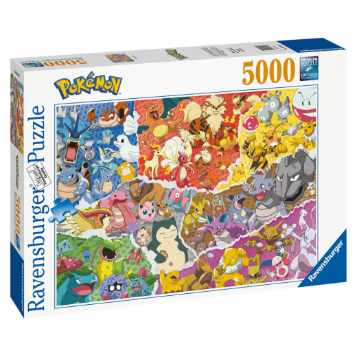 Ravensburger: Pokémon Allstars 5000 Palaa ryhmässä PALAPELIT / 2000 palaa > @ Spelexperten (10216845)