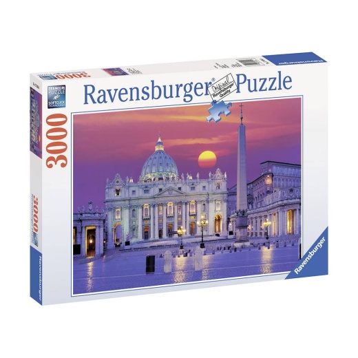 Ravensburger St. Peter's Cathedral Rome 3000 Palaa ryhmässä  @ Spelexperten (10217034)