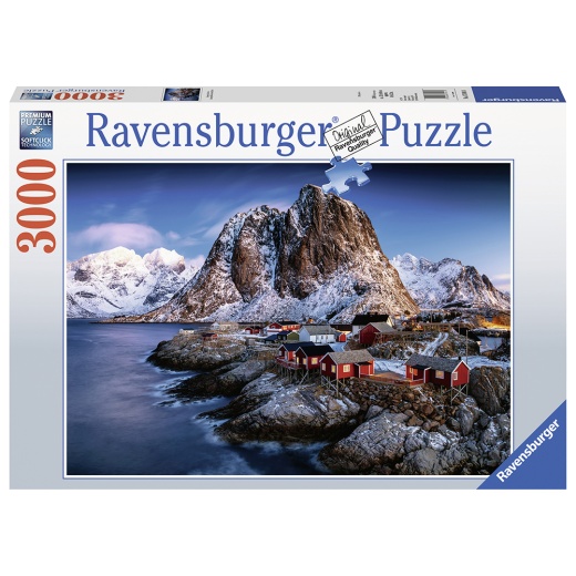 Ravensburger: Hamnoy, Lofoten 3000 Palaa ryhmässä PALAPELIT / 2000 palaa > @ Spelexperten (10217081)