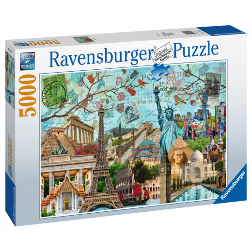 Ravensburger: Big City Collage 5000 Palaa ryhmässä PALAPELIT / 2000 palaa > @ Spelexperten (10217118)