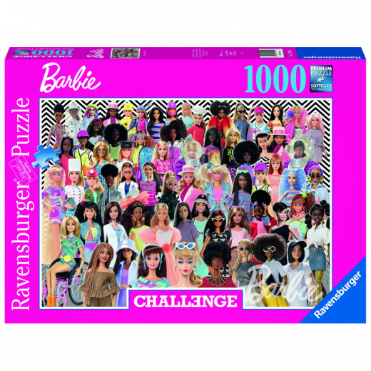 Ravensburger: Barbie Challenge 1000 Palaa ryhmässä PALAPELIT / 1000 palaa @ Spelexperten (10217159)