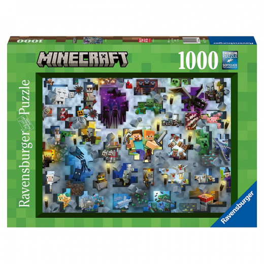 Ravensburger: Minecraft Mobs 1000 Palaa ryhmässä PALAPELIT / 1000 palaa @ Spelexperten (10217188)