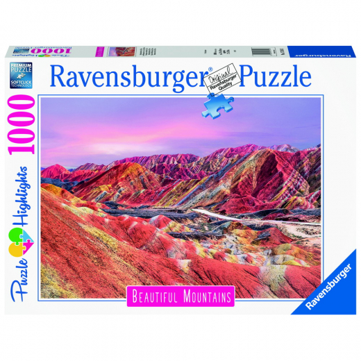 Ravensburger: Rainbow Mountains, China 1000 Palaa ryhmässä PALAPELIT / 1000 palaa @ Spelexperten (10217314)
