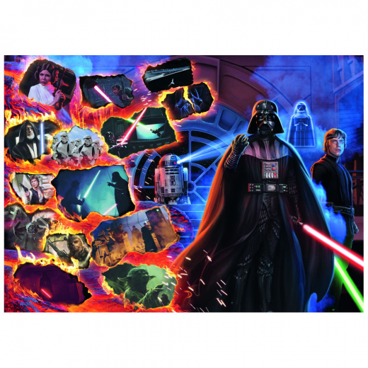 Ravensburger: Star Wars Villainous Darth Vader 1000 Palaa ryhmässä PALAPELIT / 1000 palaa @ Spelexperten (10217339)